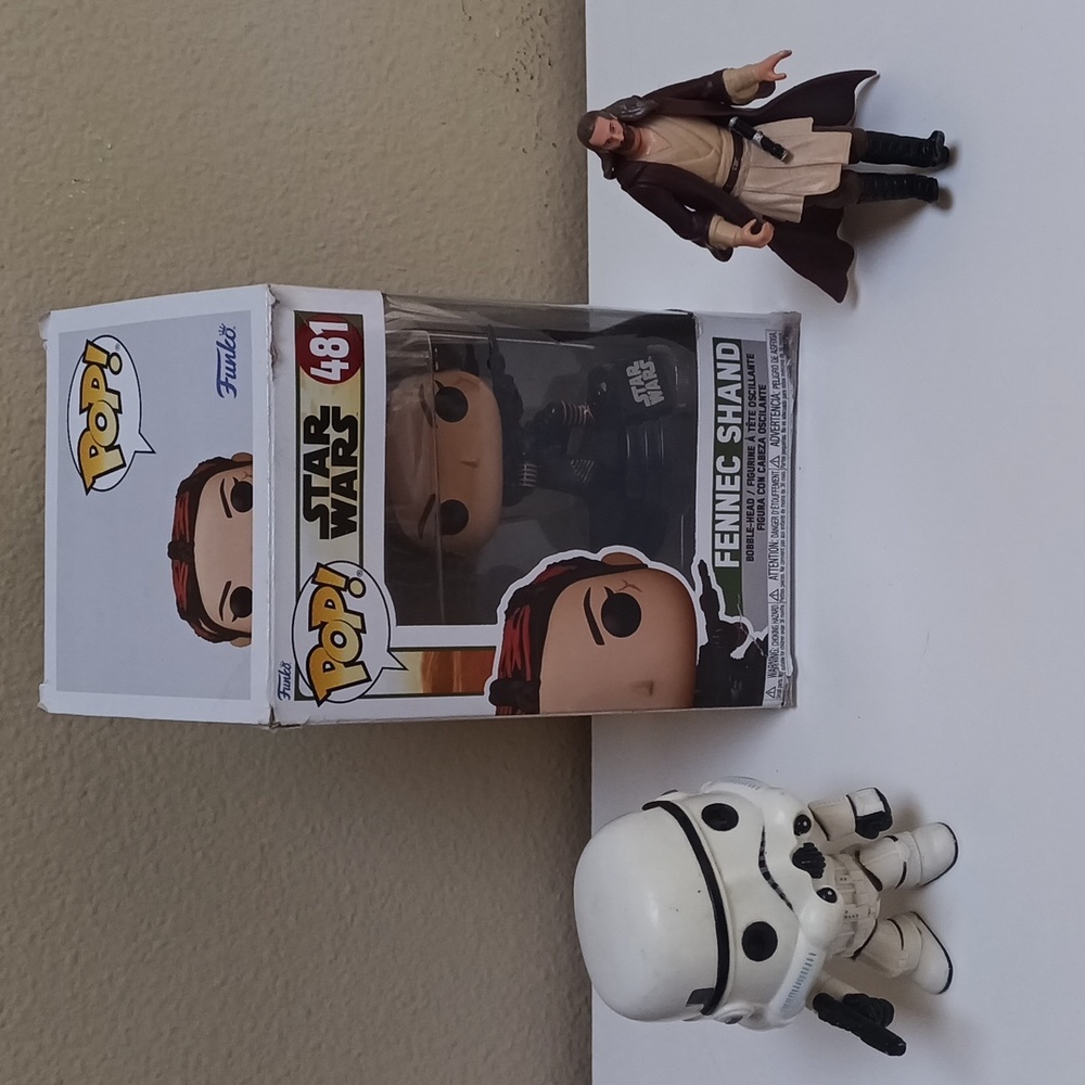 Star Wars Funko Pop & Action Figure Bundle (3 Items)